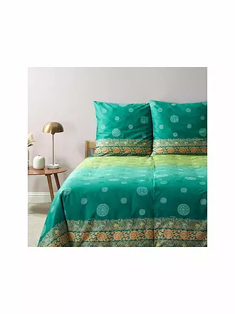 BASSETTI | Satin Bettwäsche PALLAVICINO 70x90cm/140x200cm Gruen | 